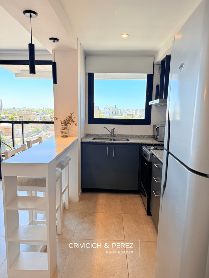 Semipiso de 3 ambientes sobre Av. Paso 