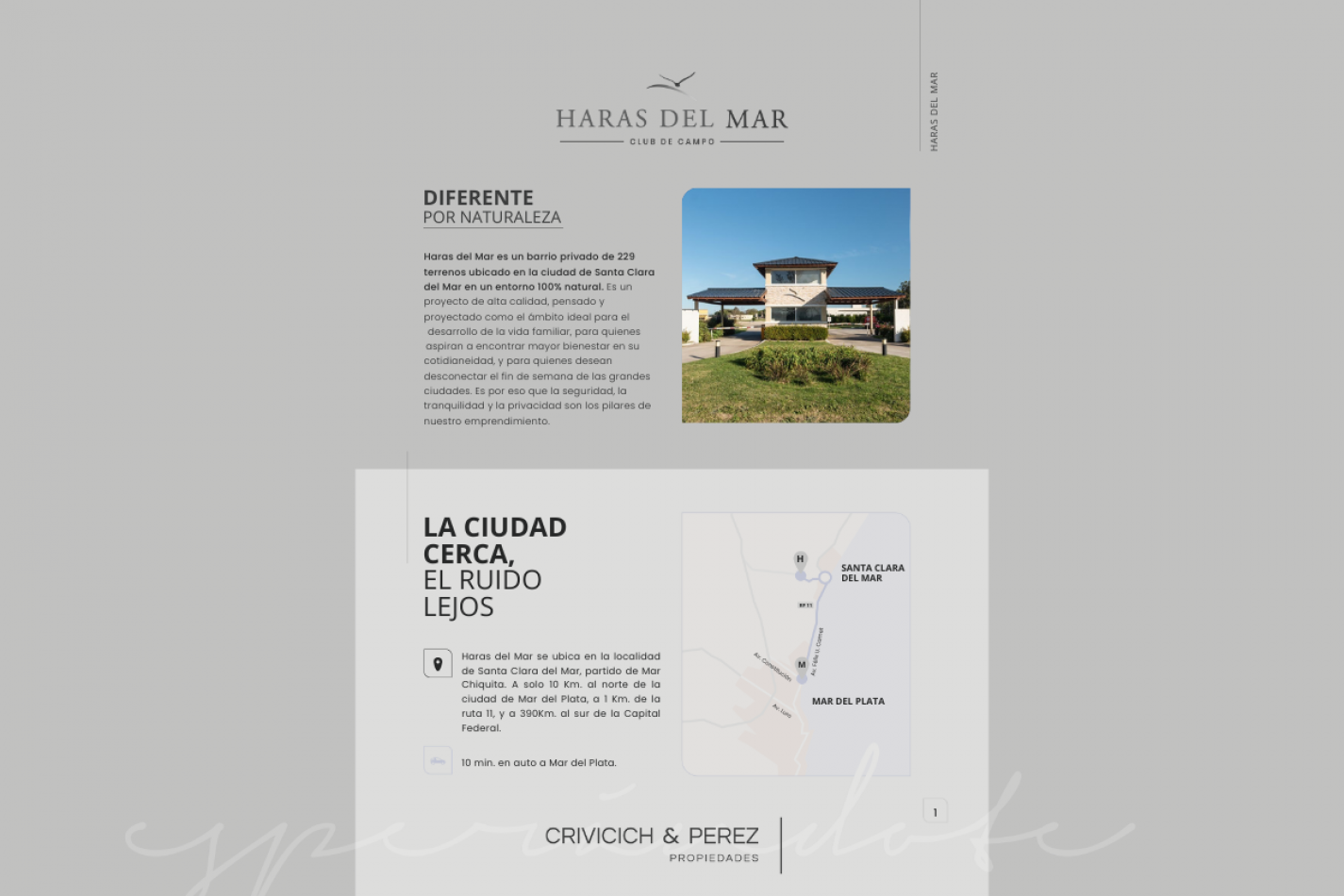 Lote en venta Club de Campo Haras del Mar 