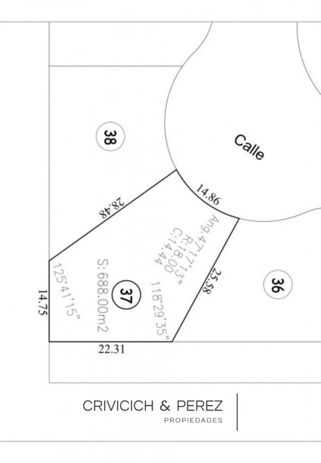 Lote en venta Barrio Cerrado - Las Prunas 