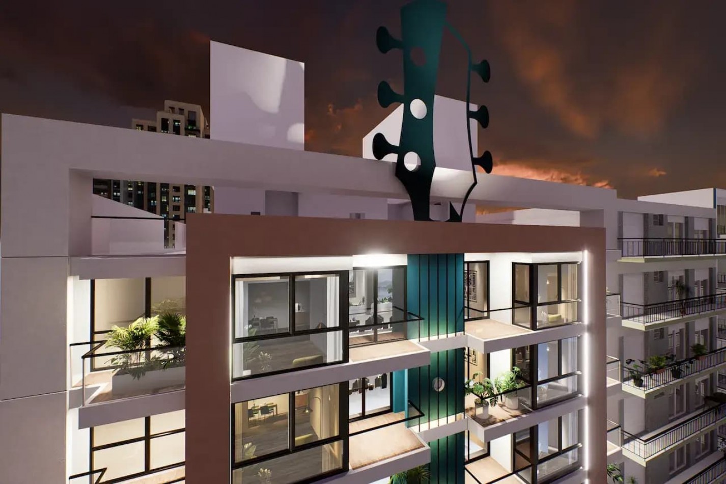 Departamento 2 ambientes en venta zona Guemes con cochera