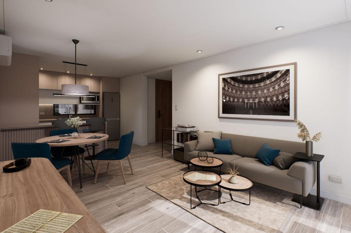 Departamento 2 ambientes en venta zona Guemes con cochera