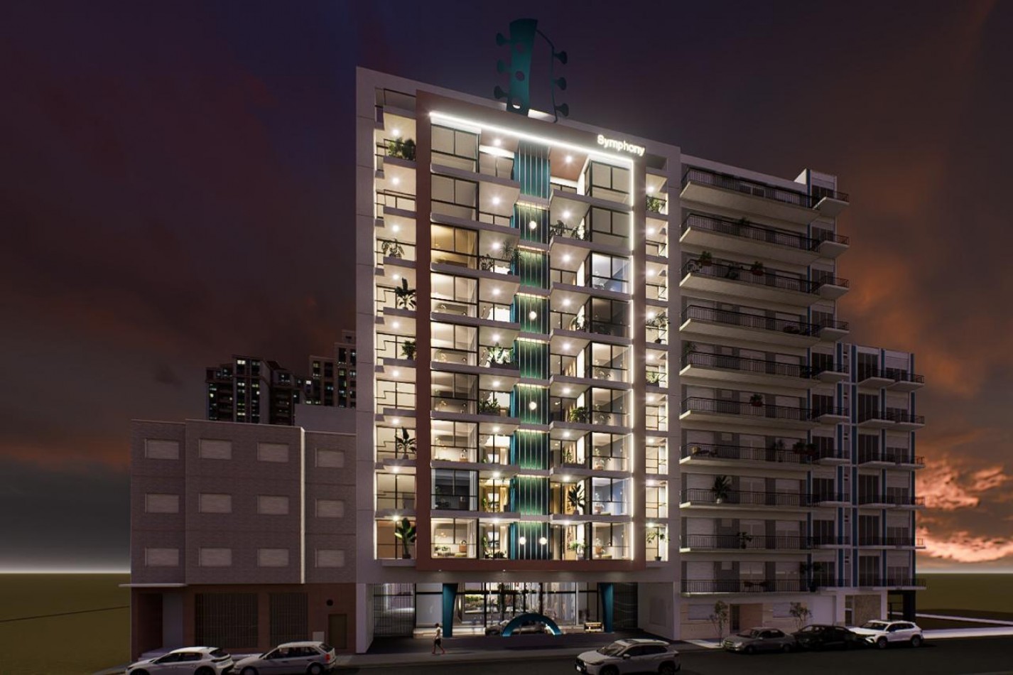 Departamento 2 ambientes en venta zona Guemes con cochera