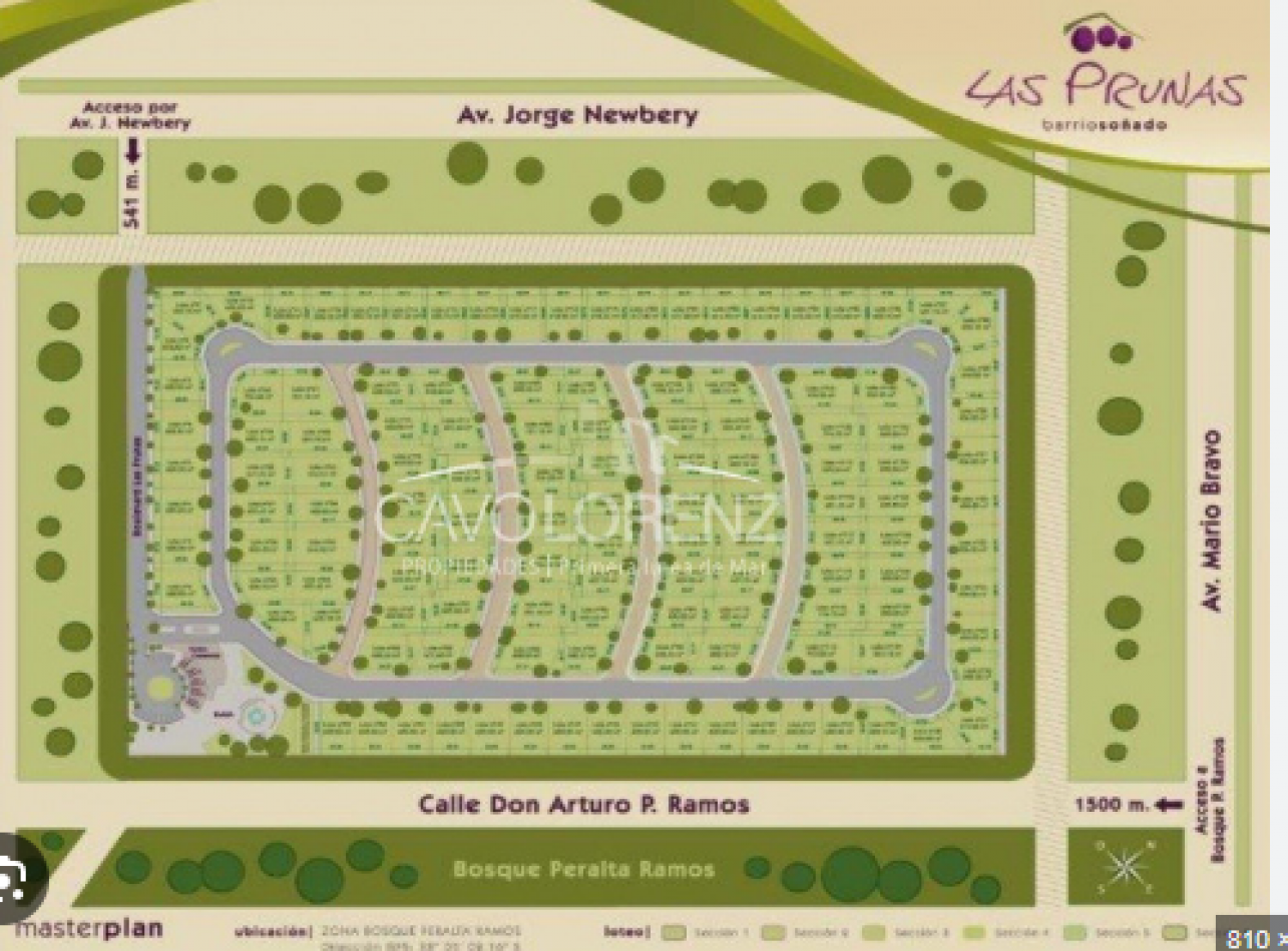 Lote en venta  Las Prunas 