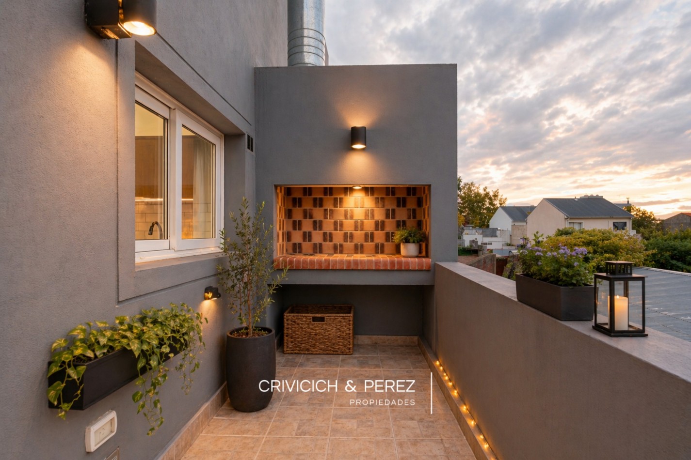 Departamento  3 ambientes a estrenar con parrilla y cochera 